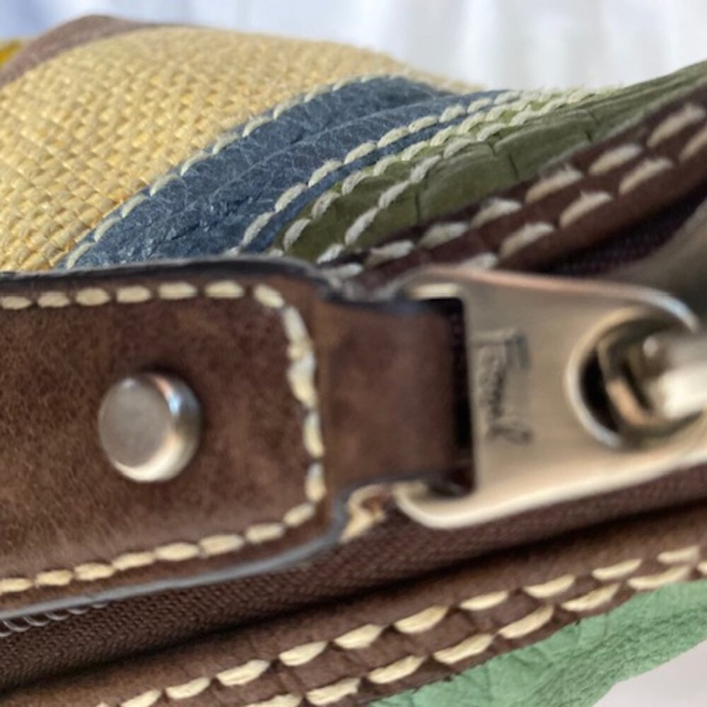 Fossil Multi-textured Striped Shoulder Hobo bag - Picture 10 of 11
